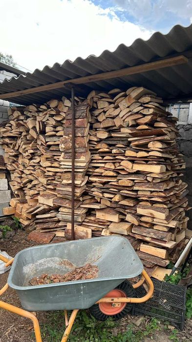 Продаем дрова с пилорамы колотые горбыль для отопления