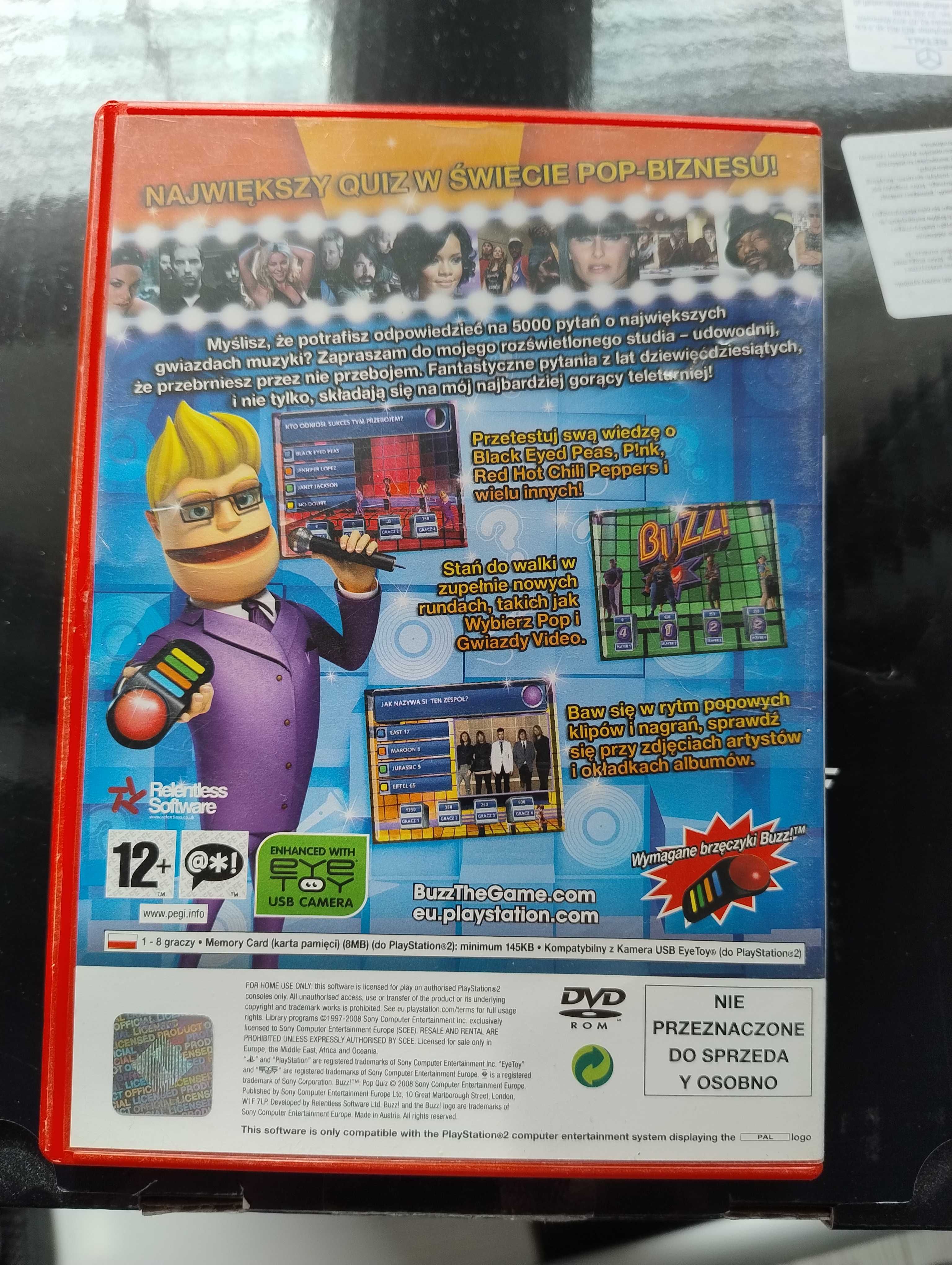 Buzz Pop Quiz PL PS2
