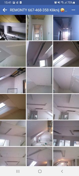 Remonty mieszkań deweloperskich,sufity szpachlowanie,docieplenia,malow