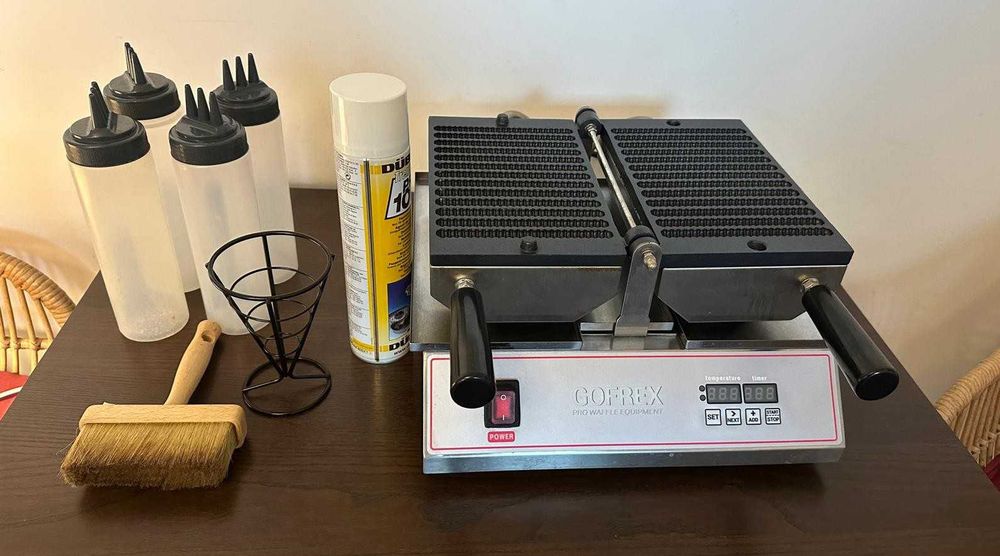 Gofrownica Mini Churros - Gofrex - jak nowy - Warszawa, dużo dodatkow