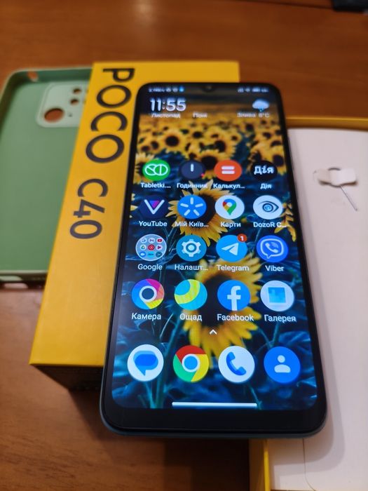 Телефон Poco c40 4/64  Xiaomi 10c