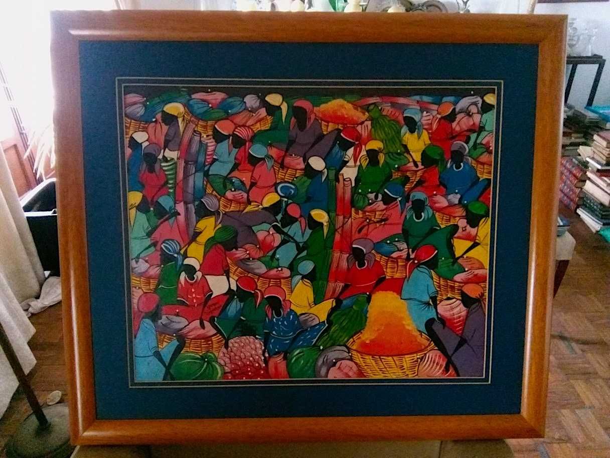 Pintura a óleo Proveniente da República Dominicana