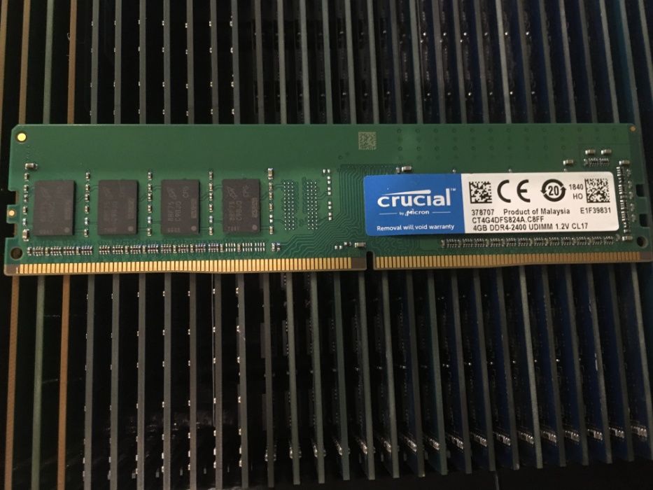 DDR4 4GB DIMM Hynix, Crucial, Samsung 2133, 2400, 2666 MHz Intel/AMD