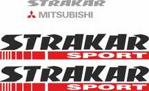 Kit autocolantes Mitsubishi L200 Strakar/Dakar