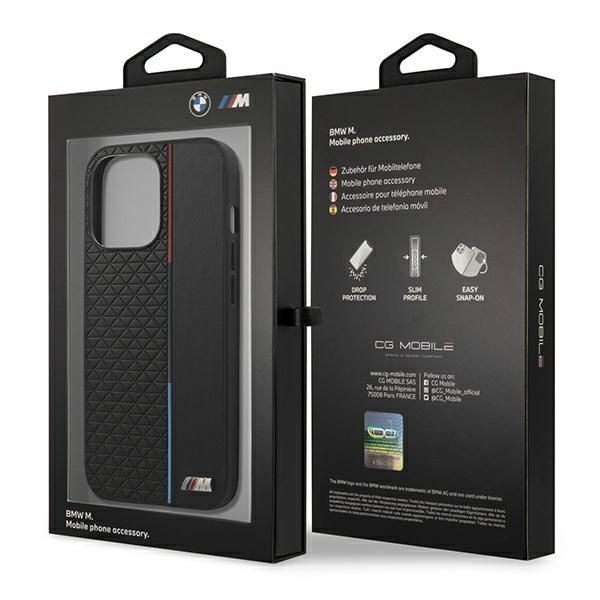 Etui BMW M Collection Triangles dla iPhone 13 Pro/13 6.1", Czarny