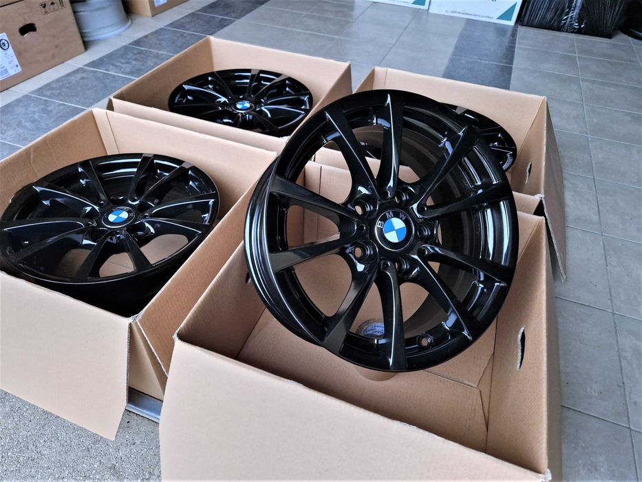 Alufelgi 16 5x120 Czarne ! BMW 1 3 E87 F20 F21 E46 E90 F30 F31 468#