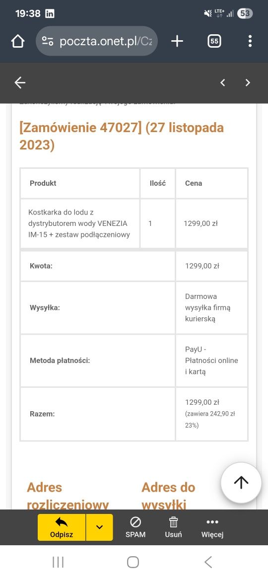 Kostkarka do lodu Venezia