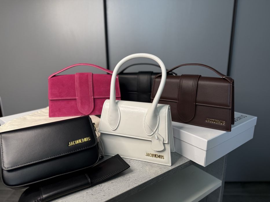 Сумка у стилі JACQUEMUS Le Bambino джакмюс кожанная сумка