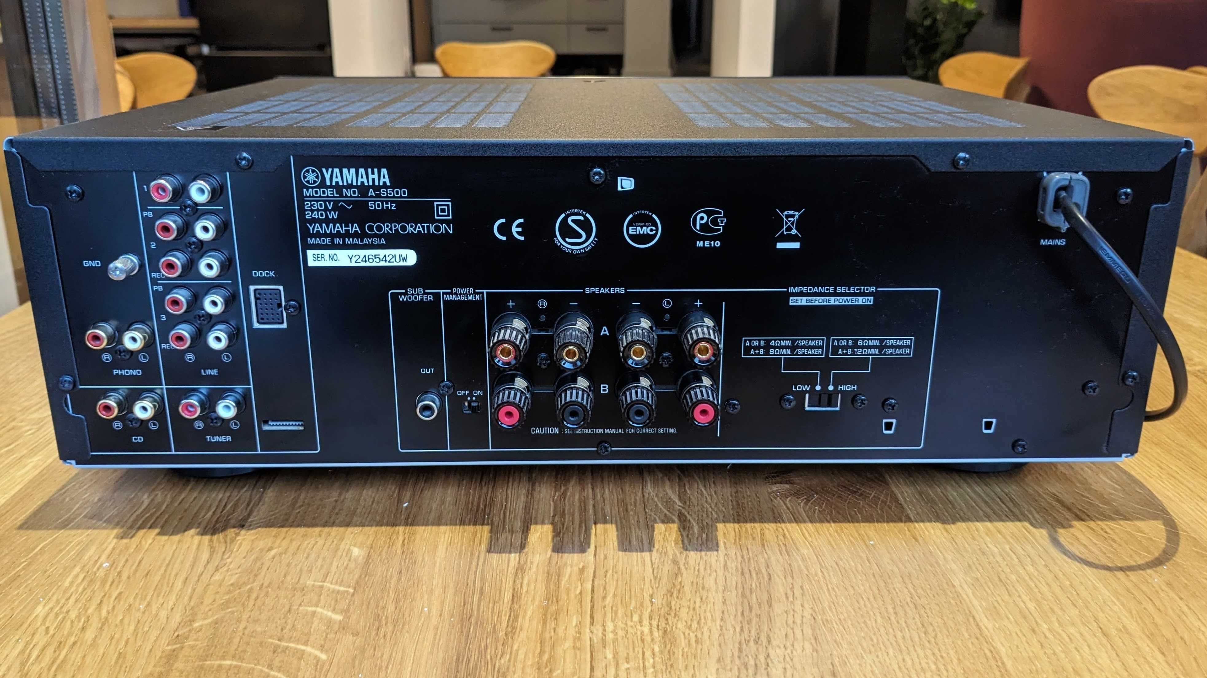 Wzmacniacz stereofoniczny Yamaha A-S500