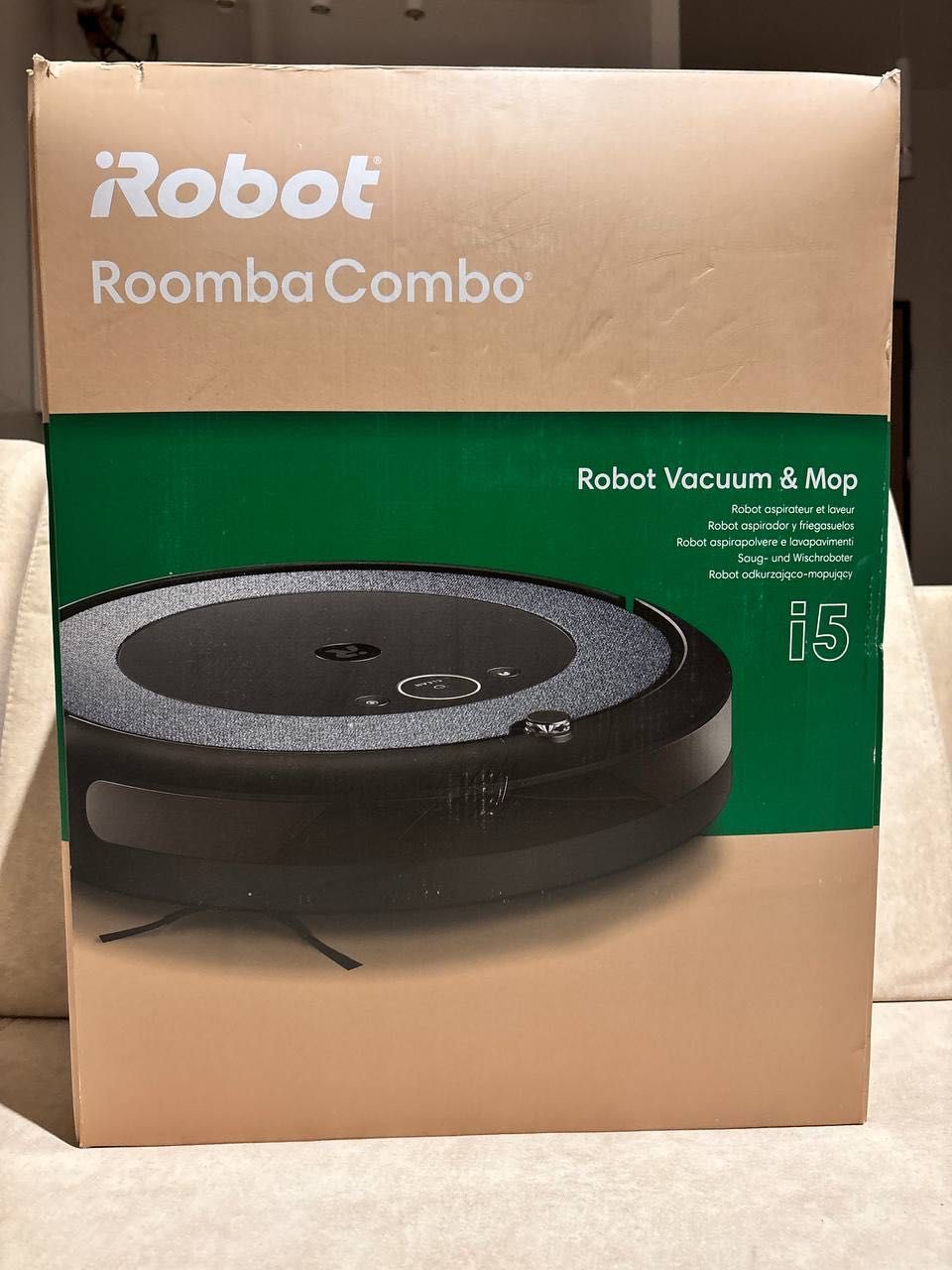 Robot Odkurzacz. Robot sprzątający IROBOT Roomba Combo i5