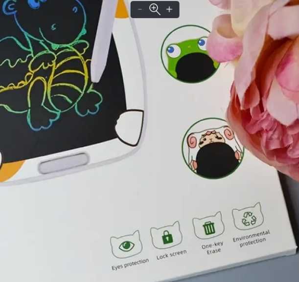 Планшет дитячий кольоровий LCD для малювання 6" Cat