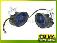 Lampa led belki opryskiwacza niebieska - komplet 2 sztuki halogenów