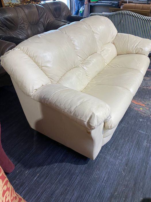 Skórzana 3-osobowa Sofa z Niemiec DOWÓZ DO DOMU