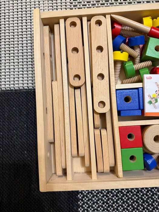 Дерев'яний конструктор Viga Toys на 53 деталі