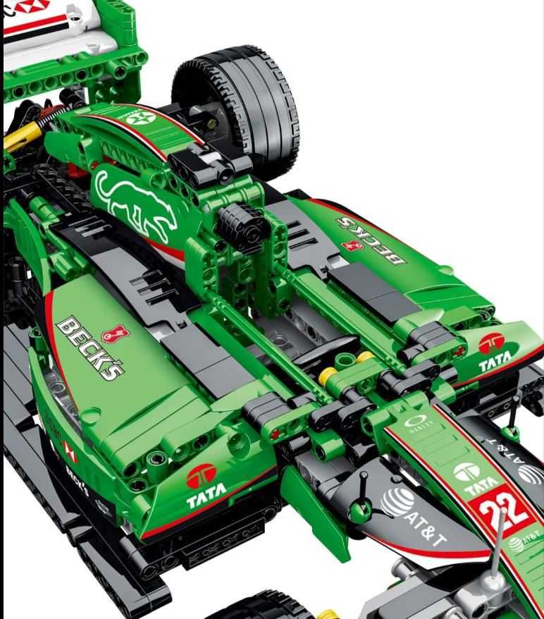 NOWY zestaw klocków Formuła model Jaguar F1 R5 jak LEGO 1099 elementów