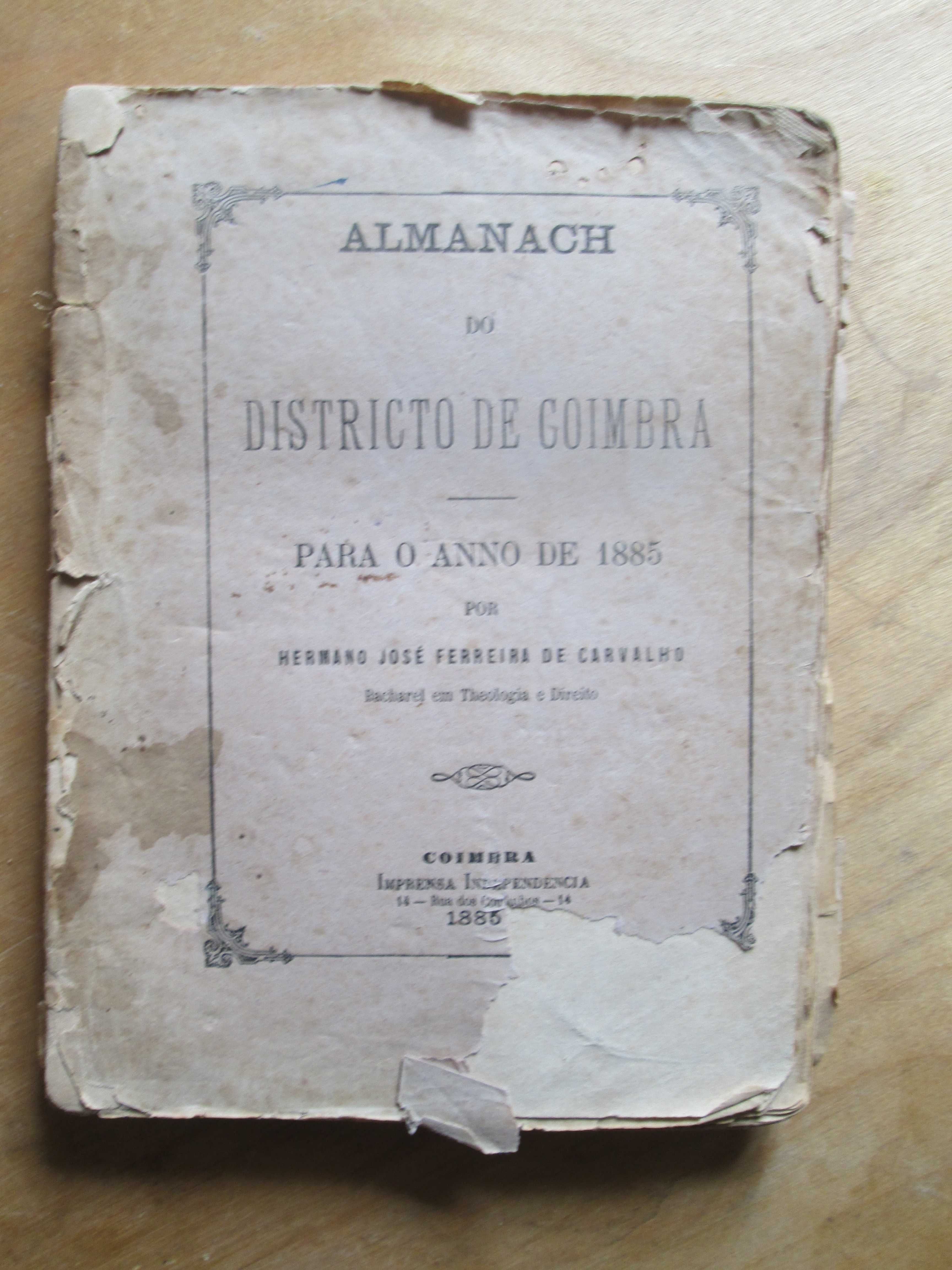 Almanach do Districto de Coimbra para o anno de 1885
