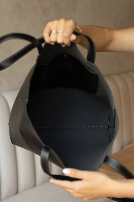 Сумка Coach шкіра | коричнева та чорна