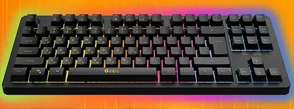 Клавиатура с подсветкой DX750, RGB KEYBOARD, проводная