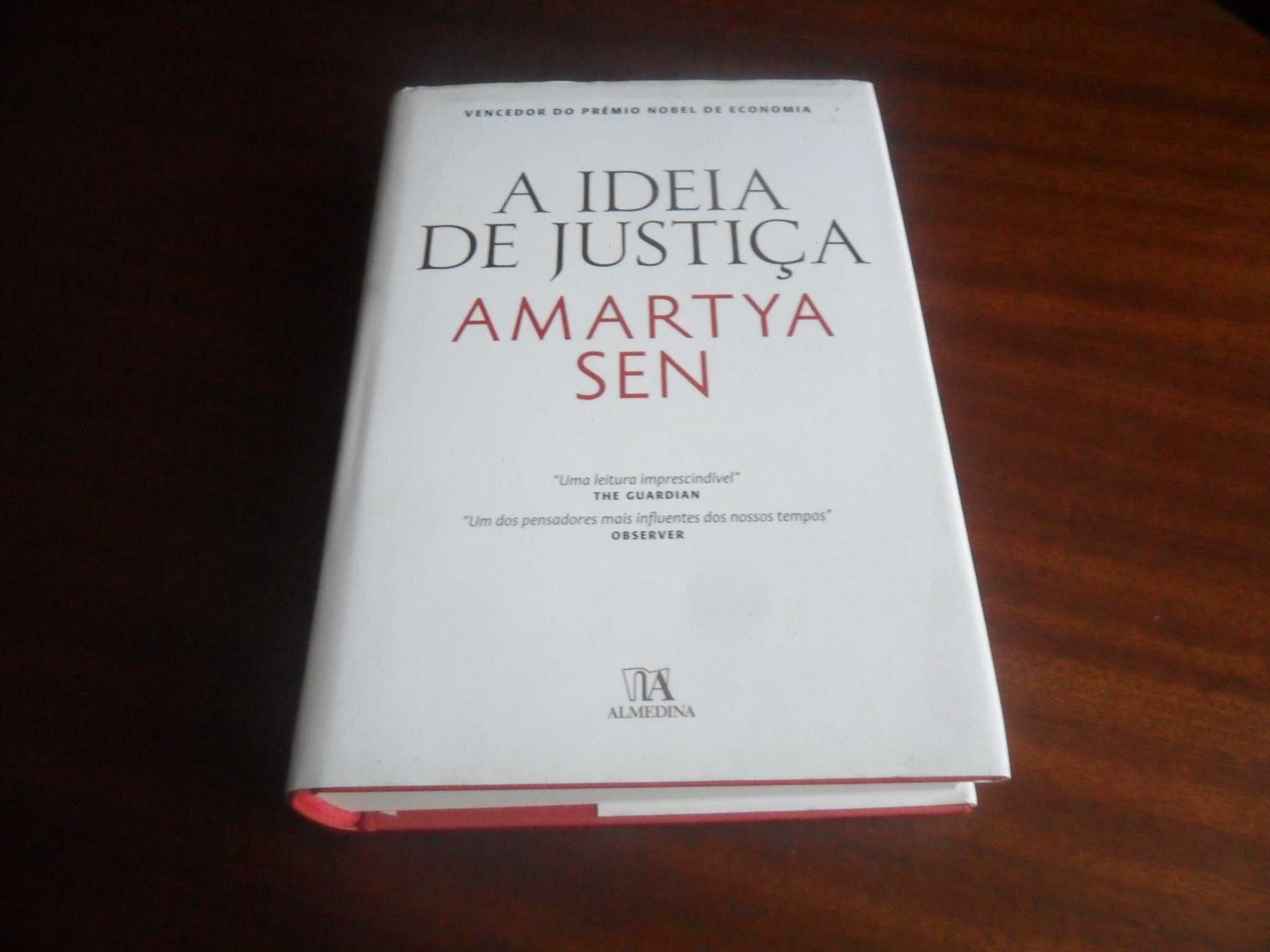 "A Ideia de Justiça" de Amartya Sen - 1ª Edição de 2010