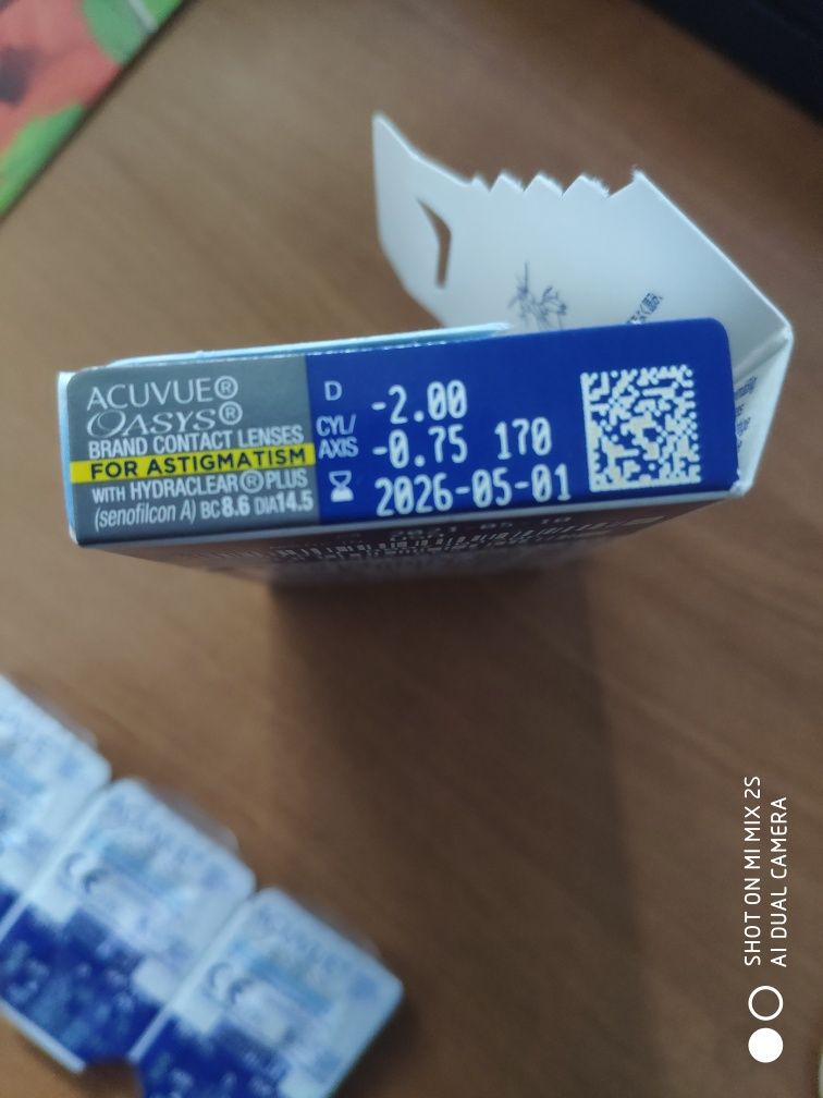 Контактные линзы Acuvue oasys