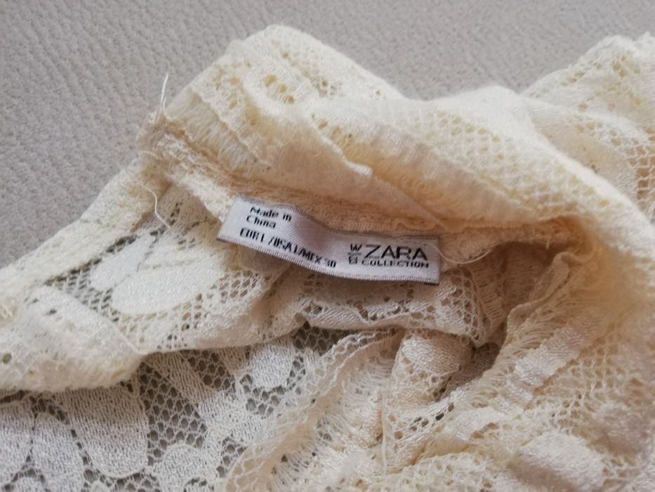 Blusa de renda da Zara