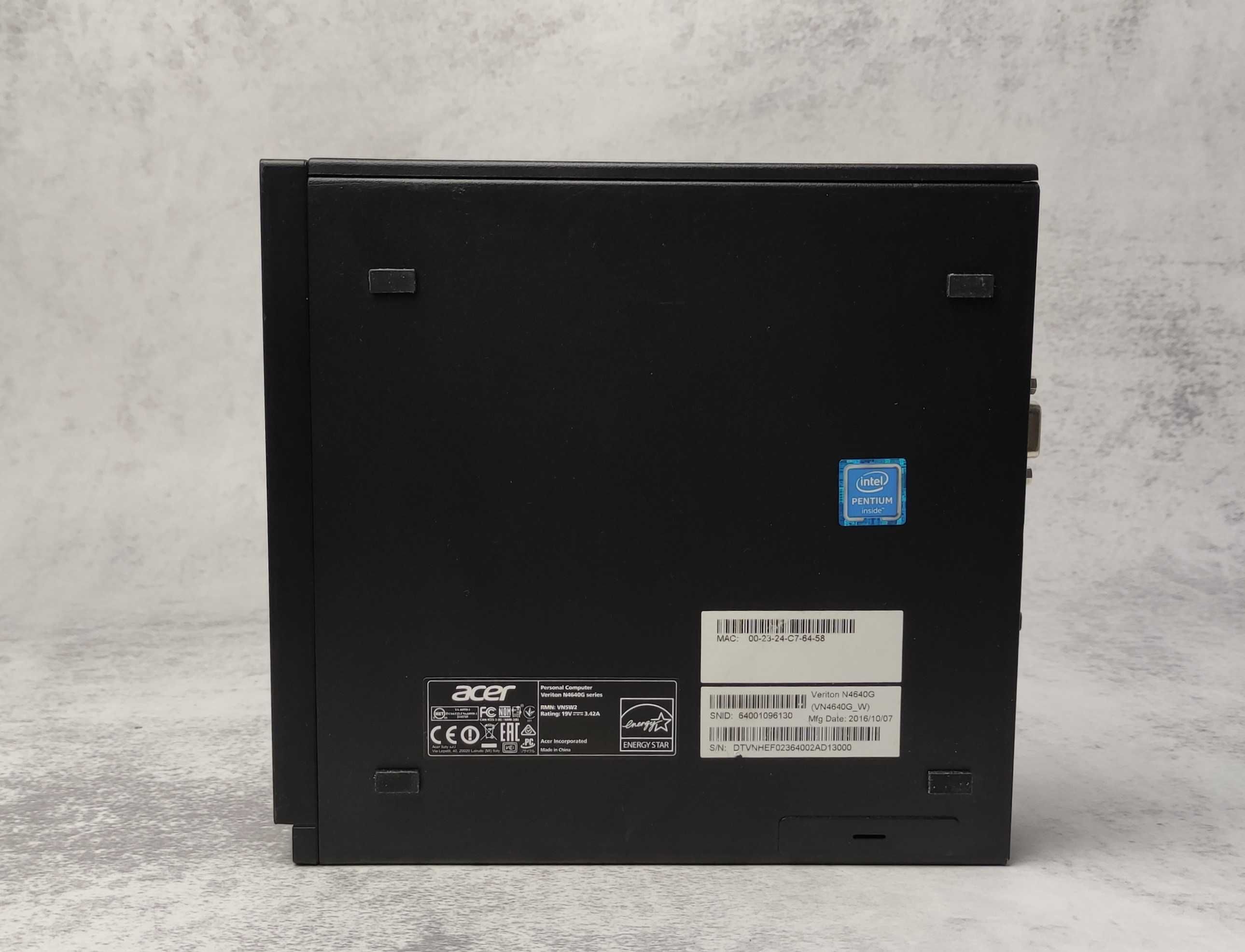 Комп'ютер Acer Veriton N4640G Mini i3-6100 8/128 Гарантія 12 міс