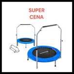 Trampolina Mała Mini Dla Dzieci z Uchwytem Rączką 50kg Kompaktowa