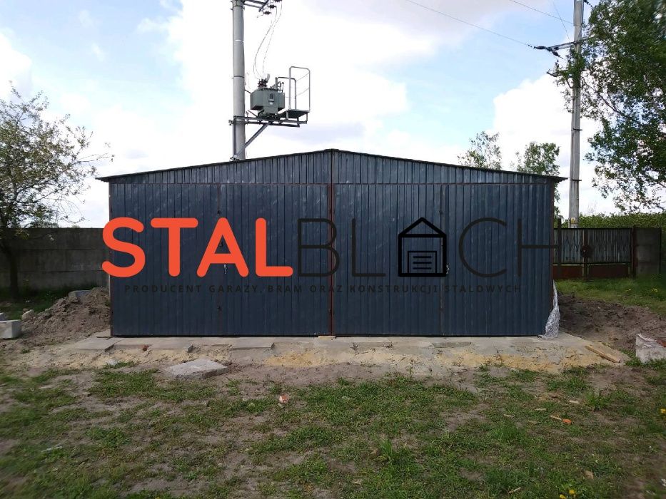 Garaż Blaszany Podwójny 6x5