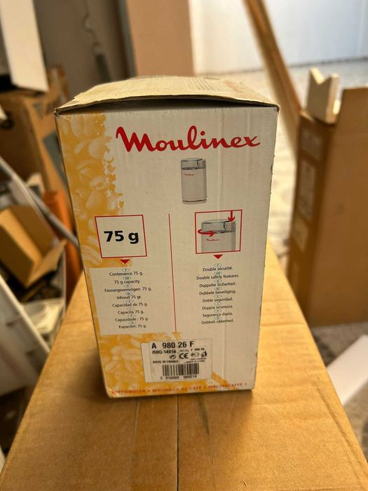 Moinho de Café Moulinex 980MC (180W) - NOVO em Caixa