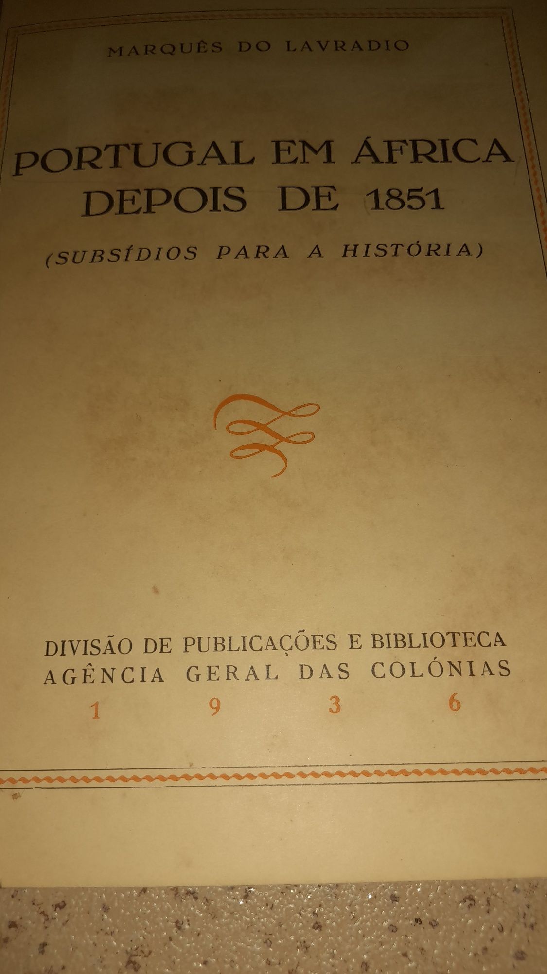 Portugal em Africa depois de 1851