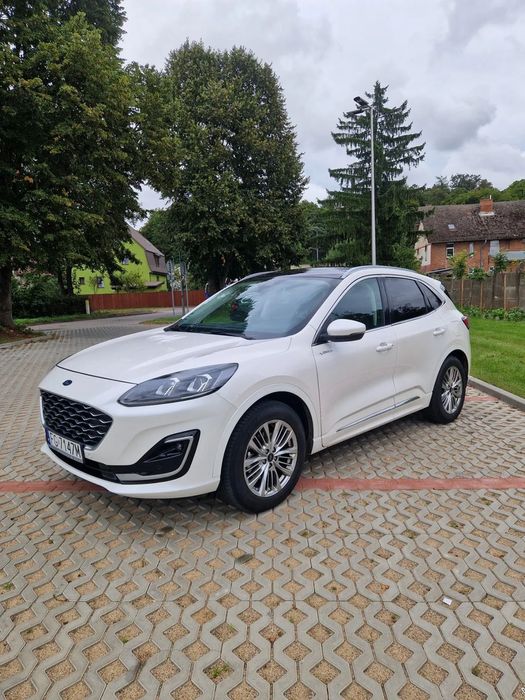 Ford Kuga Mk3 Vignale 2.0 Ecoblue 190KM AWD 2021 White Platinum Automat PANORAMA