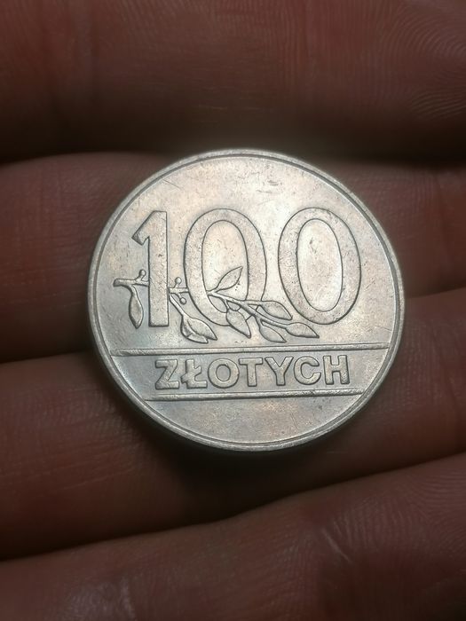 100 złotych z 1990 roku moneta stara prl