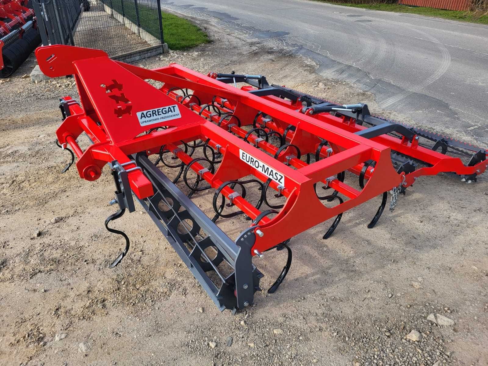 Agregat uprawowo-przedsiewny 2,1-6m EURO-MASZ hydrauliczny OD RĘKI