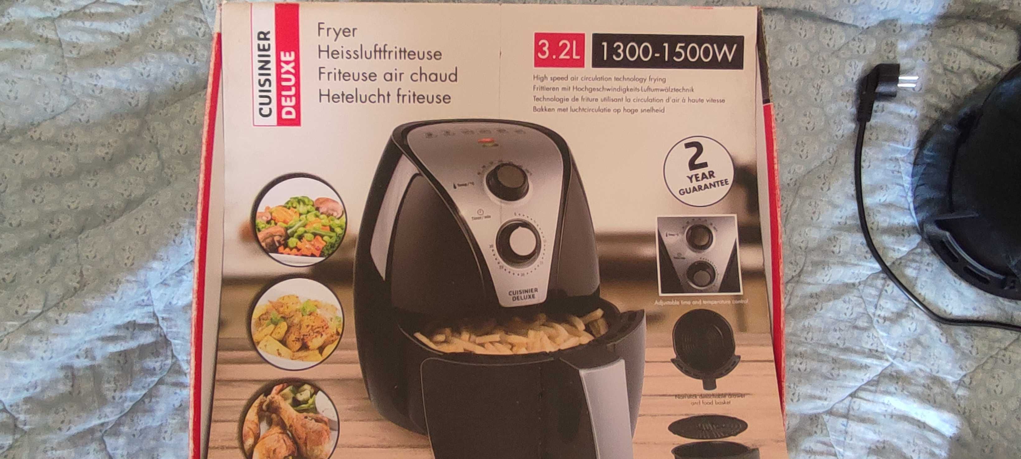 Fritadeira Ar Quente Cuisinier Deluxe Como Nova