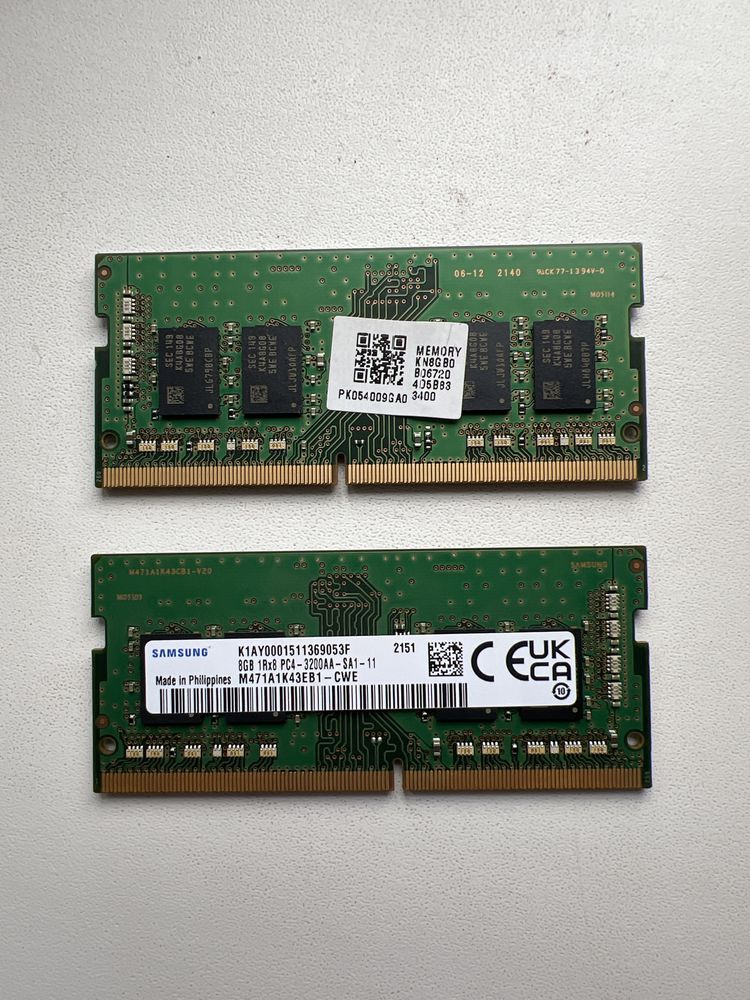 Оперативная память Samsung DDR4 16Gb(8*2)1Rx83200MhzPC4-3200AA-SA1-11