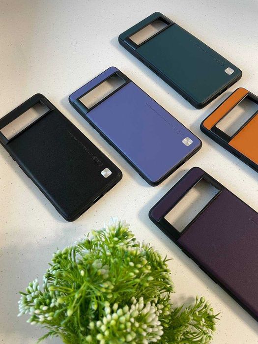 Кожаный чехол для Google Pixel 6 Pro LEATHER SKIN на все модели