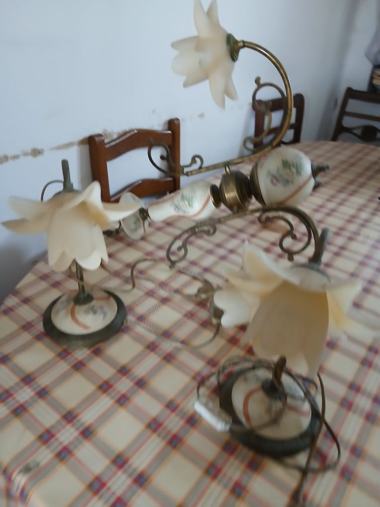 Conjunto de candeeiros quarto