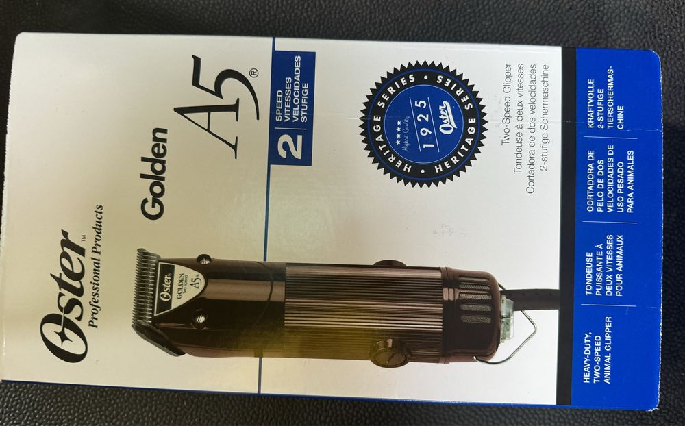 Oster a5 golden *nowa* do strzyzenia pupili