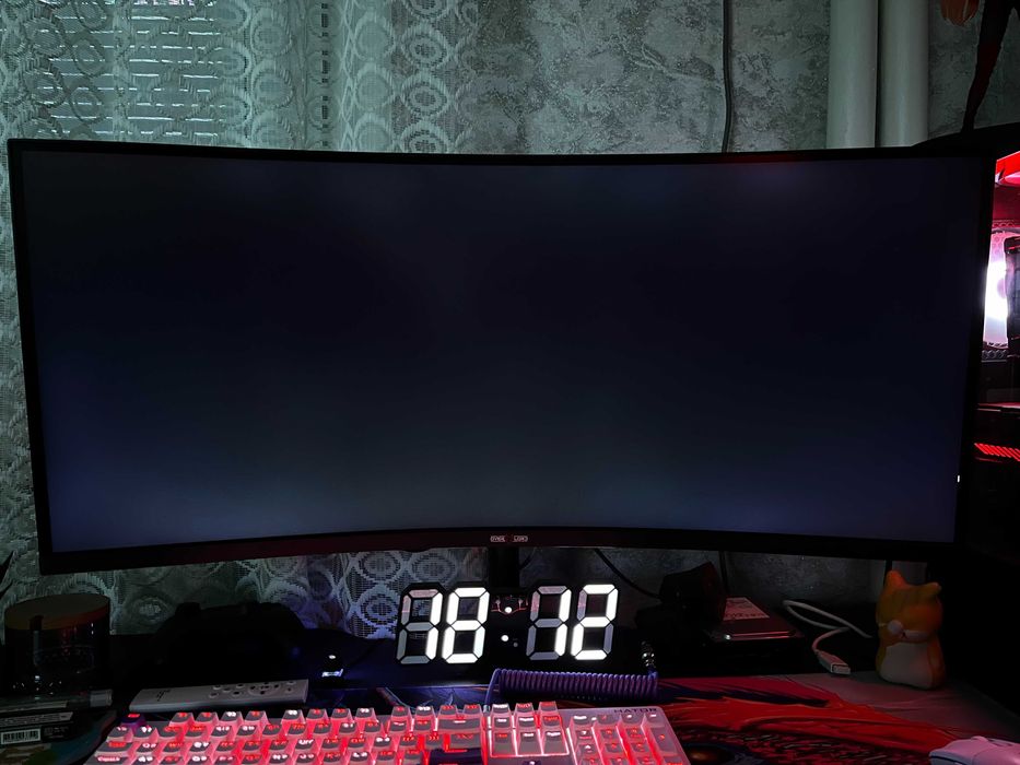 Монітор 34" QUBE Overlord C34UQ144 (Ultra-Wide 2K) 3440×1440