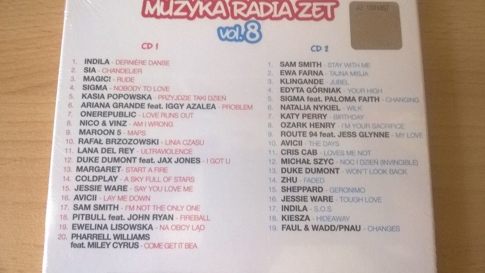 2 CD Muzyka Radia Zet vol 8 ( F O L I A )