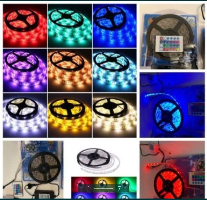 Rgb лента, ргб лента светодиодная подсветка, led лента 5м