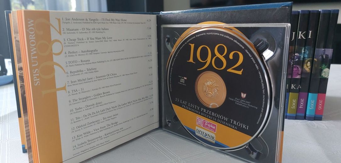 Kolekcja płyt CD "25 Lat Listy Przebojów Trójki"