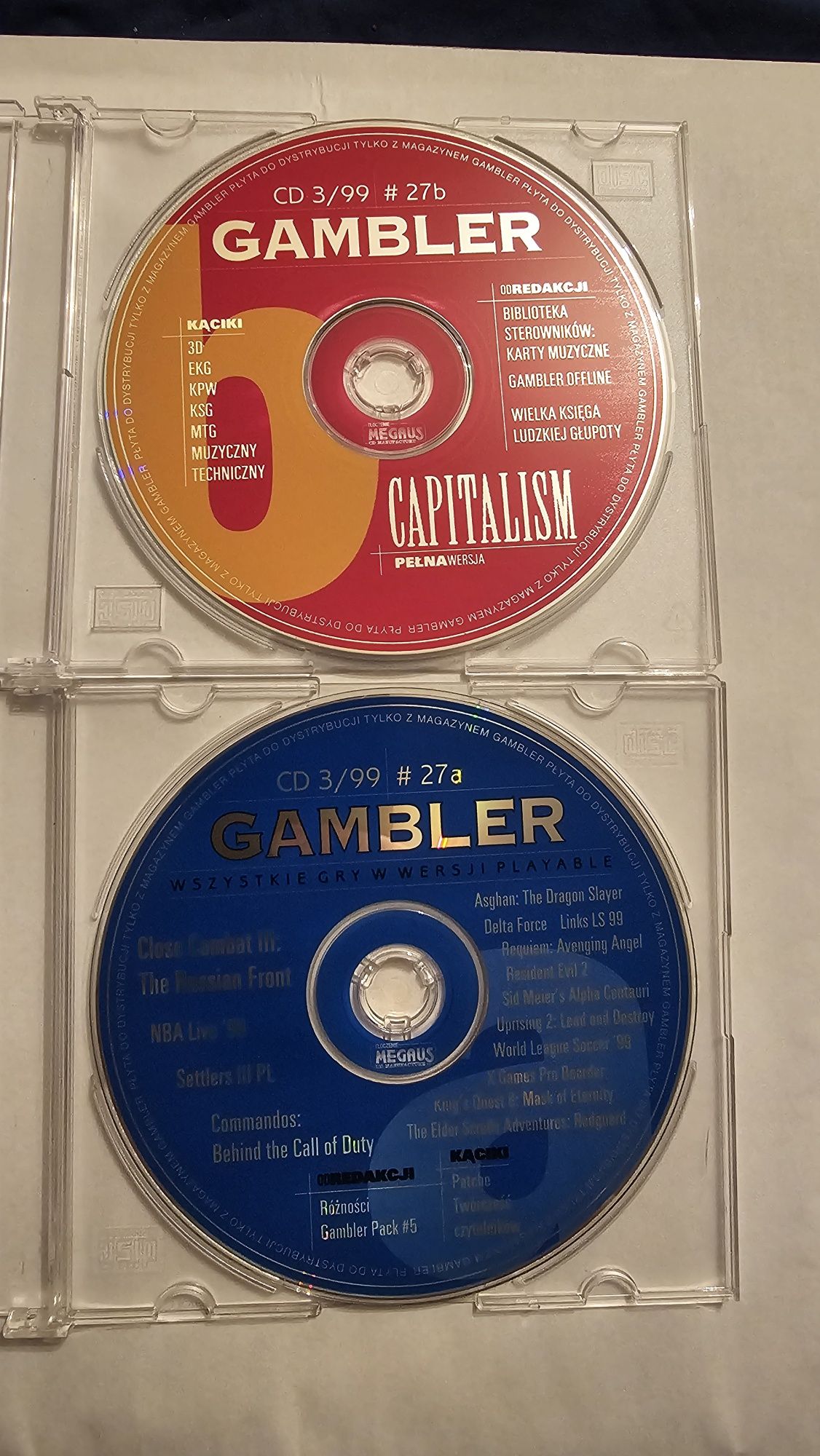 Sama płyta z gazety Gambler CD 3/99 27 (a i b).