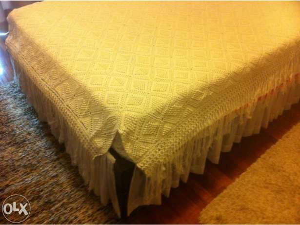 Colcha em croché Cama Casal