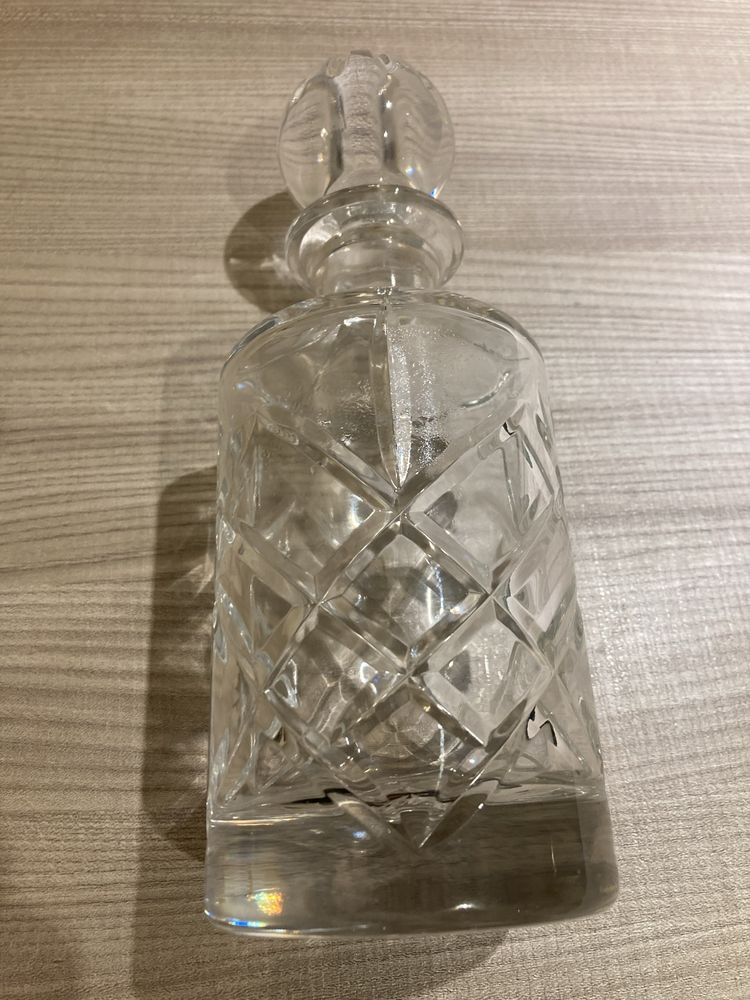 Garrafa de Cristal Antiga