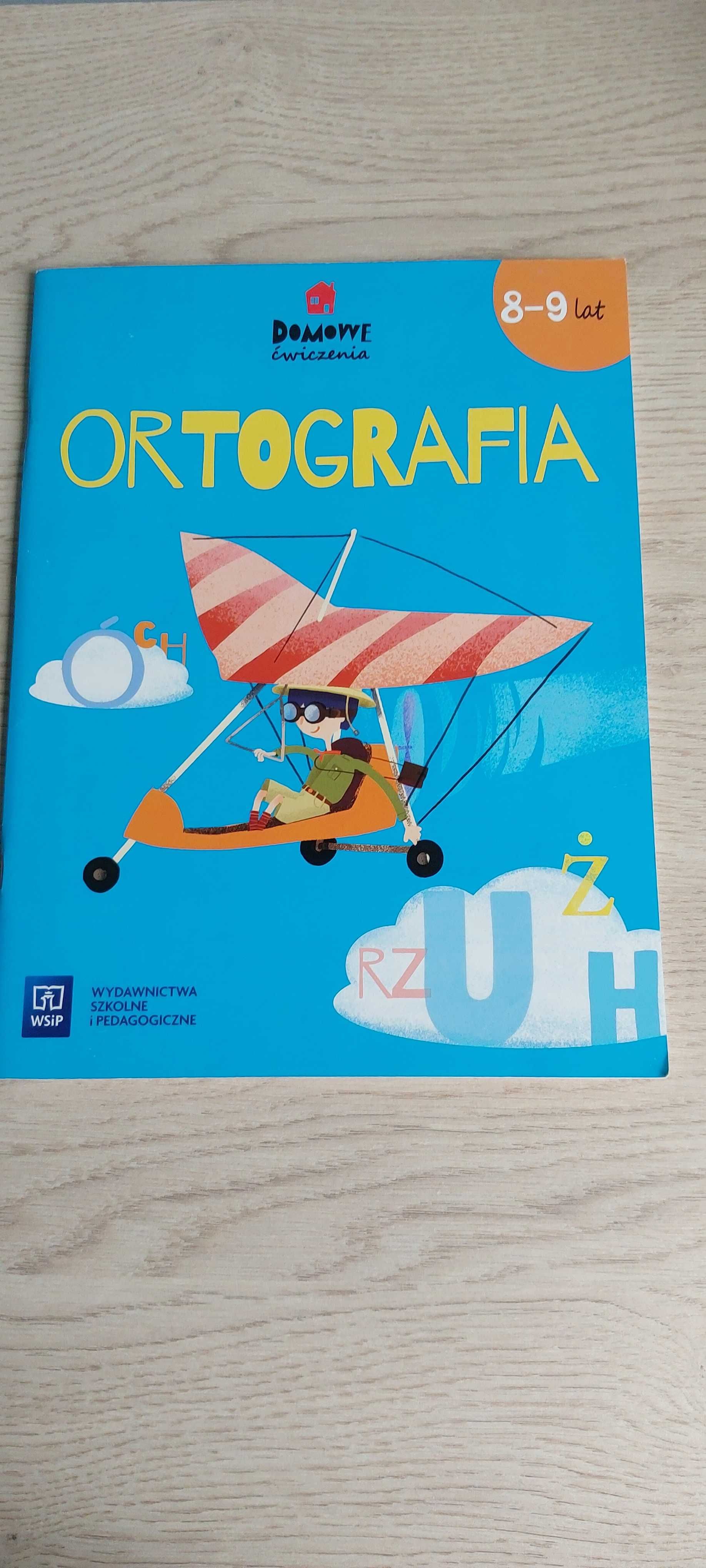 Ortografia 8-9 lat książka edukacyjna domowe ćwiczenia