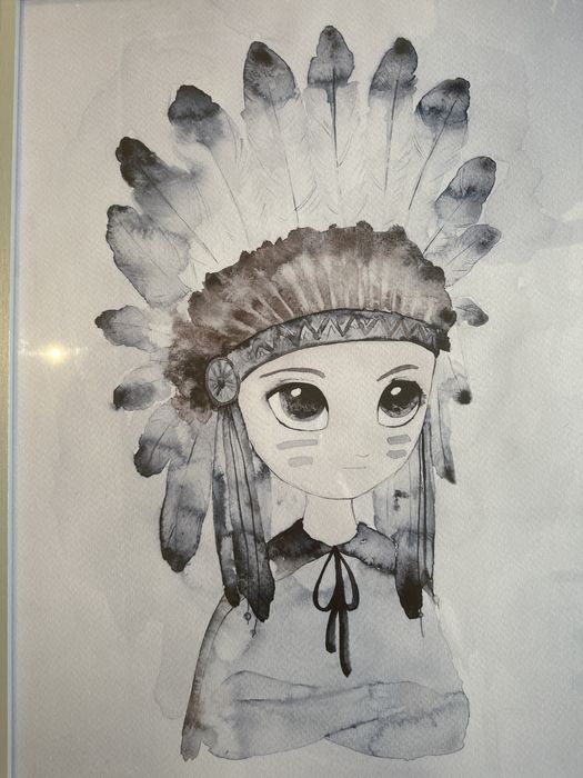 Plakat Indian - To The Moon