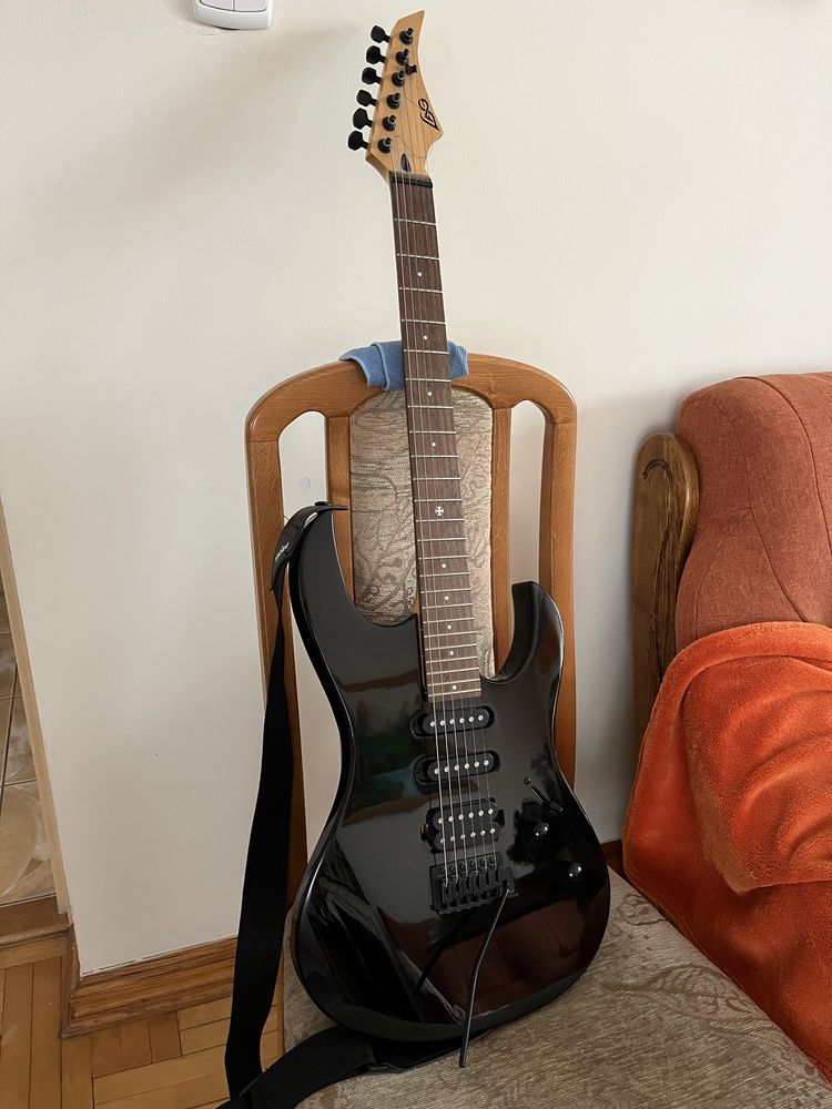 Lag GLE A 66 BLK gitara elektryczna Arkane czarna