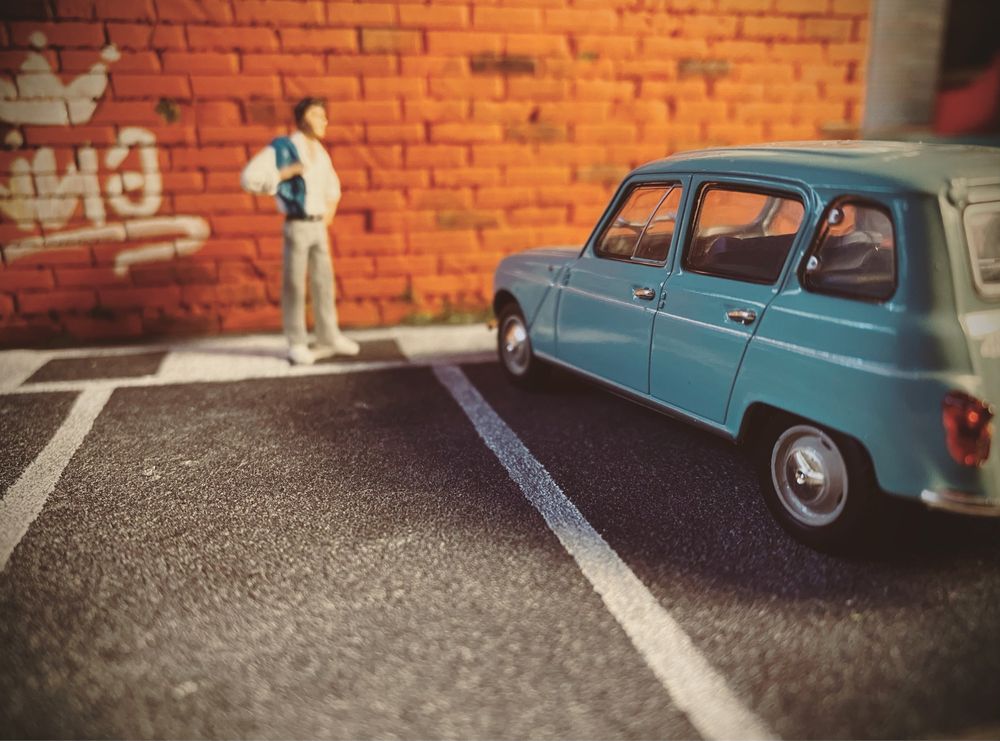 Diorama Renault 4L