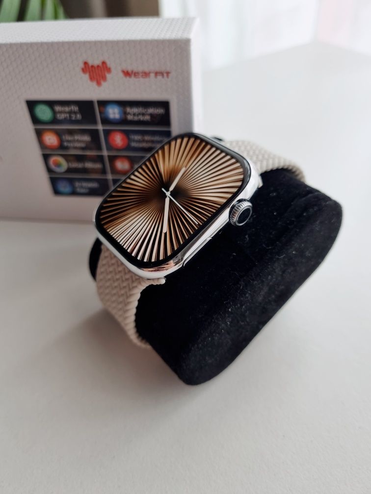 Smartwatch HK10 PRO MAX 46mm srebrny